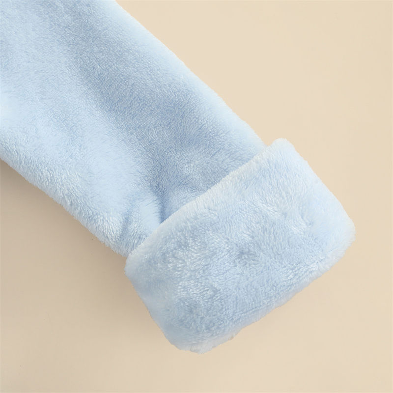 Thumbnail: Baby Plush Hooded Robe – Cozy Sleepwear for Boys & Girls (0‑6Y)