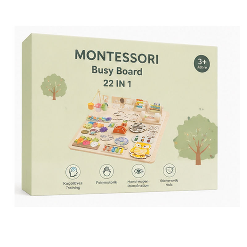 Thumbnail: Premium Montessori Busy Board Accessories  Sensory Fine Motor Skills Educational