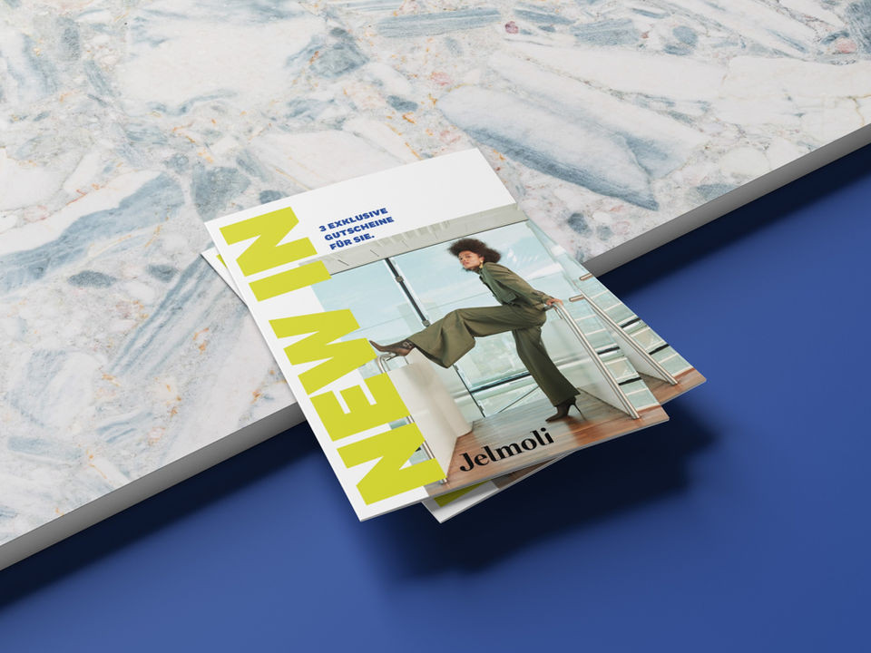 Ein Kundemailing für die Kunden von Jelmoli, welches über Trends, neue Produkte und Promotionen informiert.  