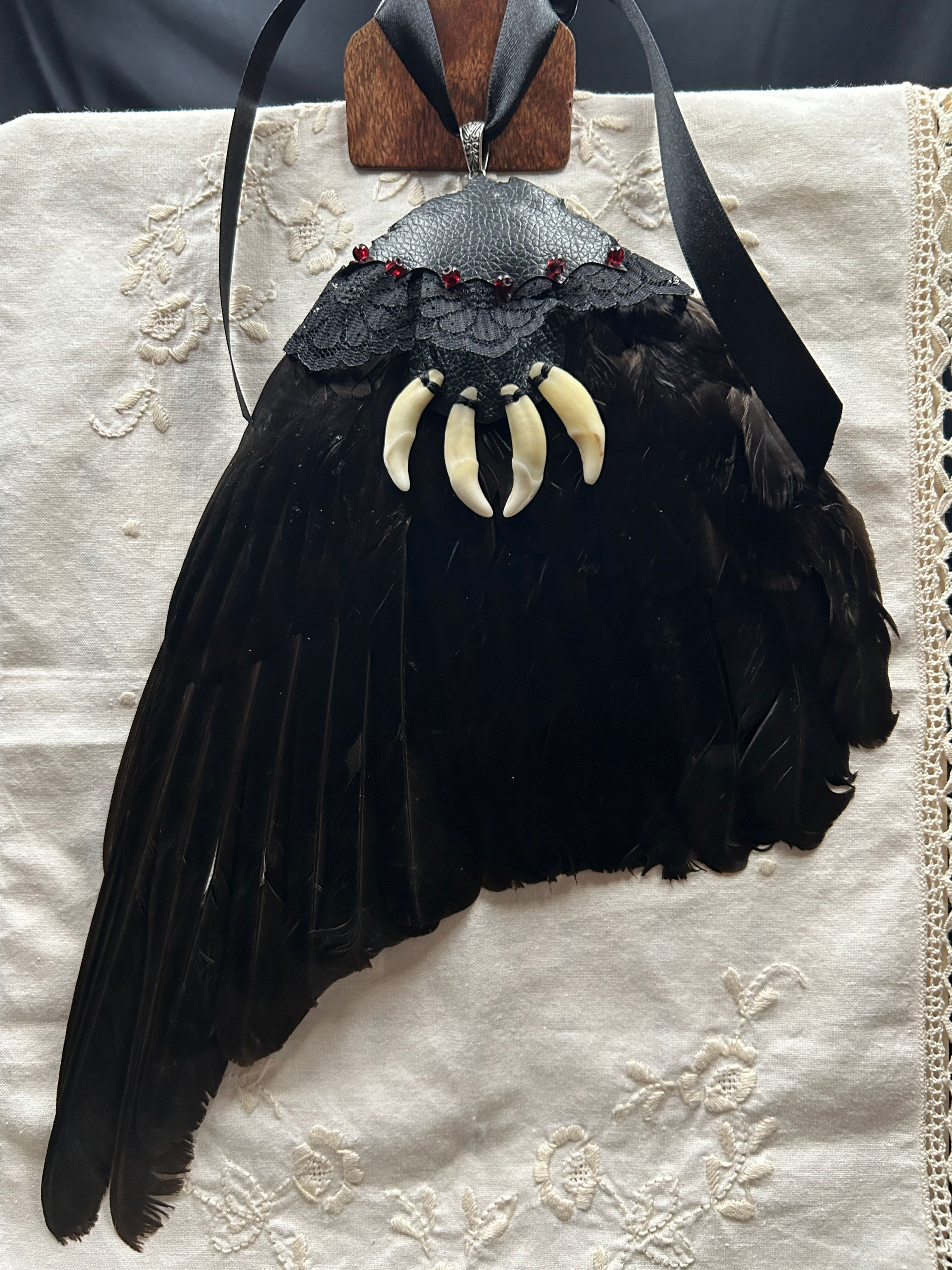 Crow Wing Smudge Fan #A