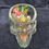 Thumbnail: Glass Skull with Mushrooms