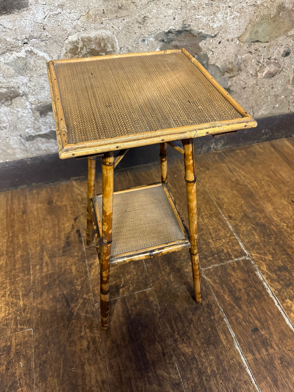 Thumbnail: Stunning victorian bamboo plant stand torchere