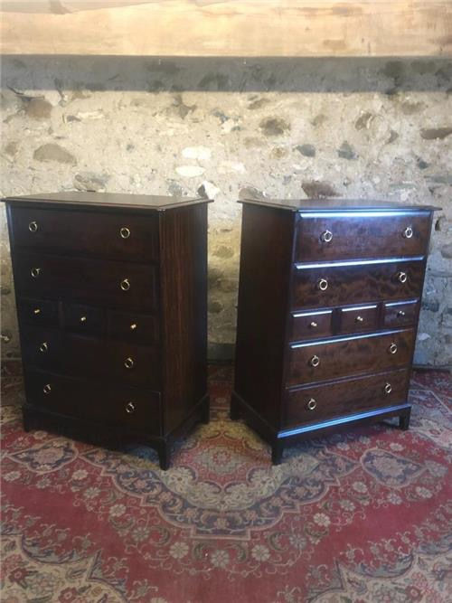 Thumbnail: Stag minstrel chest of drawers tallboy x 2.     0448