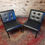 Thumbnail: Vintage mid century chairs x 2      021