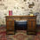 Thumbnail: Vintage solid oak desk.    0344
