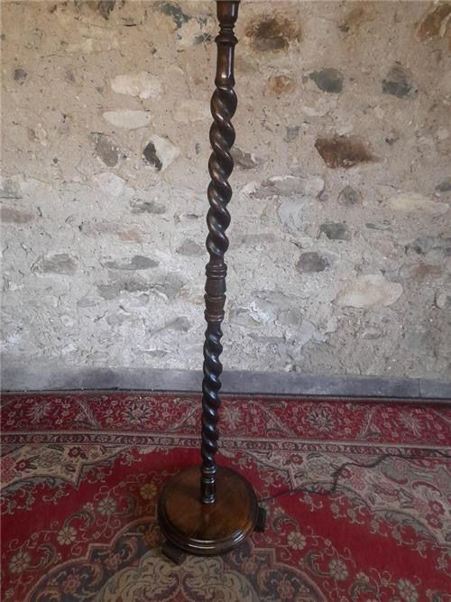 Thumbnail: Stunning vintage barely twist standard lamp.    0436