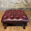 Thumbnail: Beautiful leather chesterfield footstool