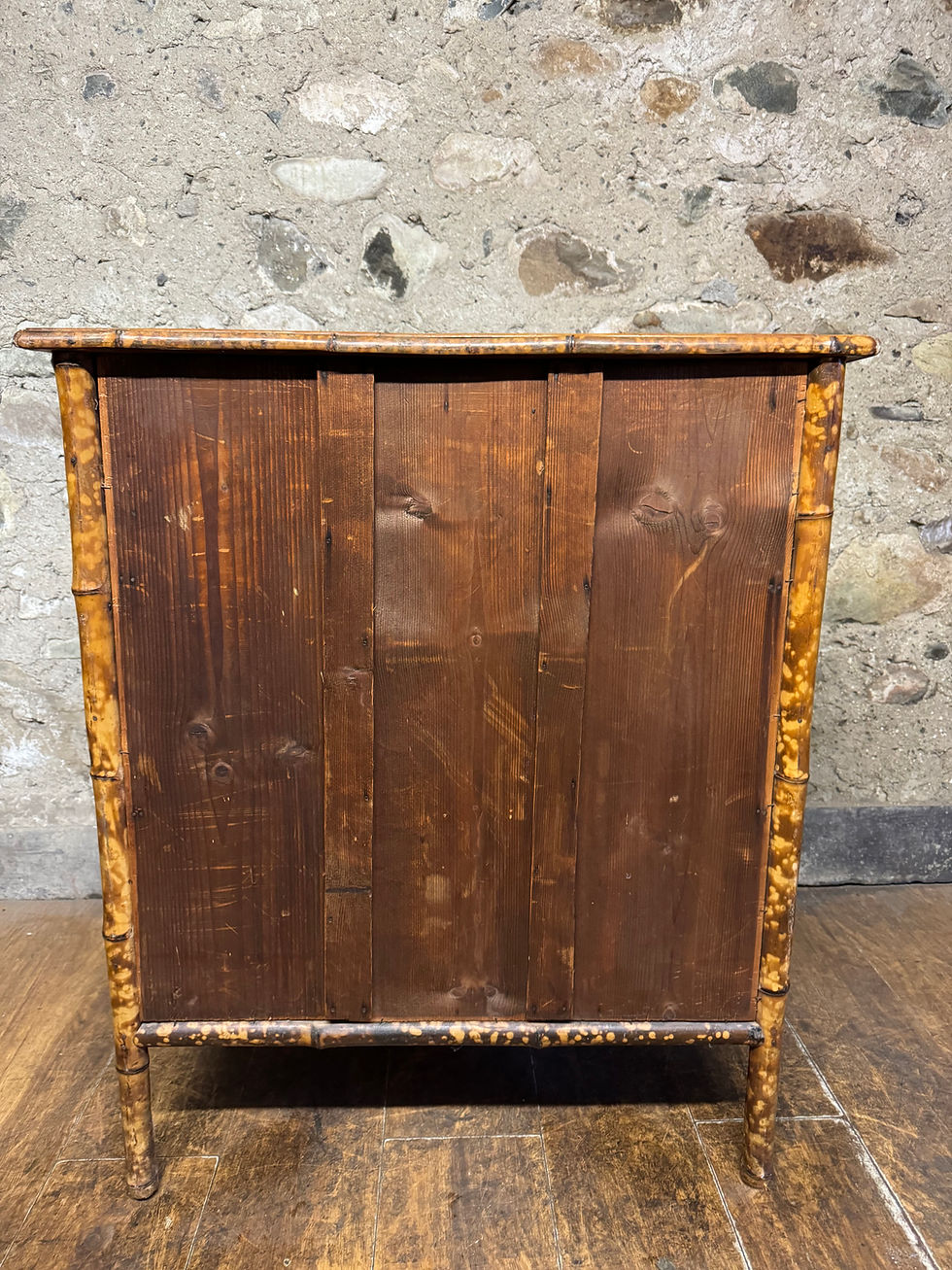 Thumbnail: Victorian bamboo chest of drawers aesthetic movement