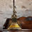 Thumbnail: Beautiful brass desk lamp.     0340