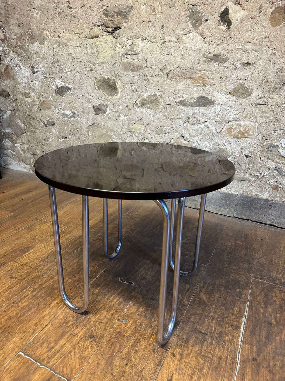 Thumbnail: Vintage bauhaus side table coffee table