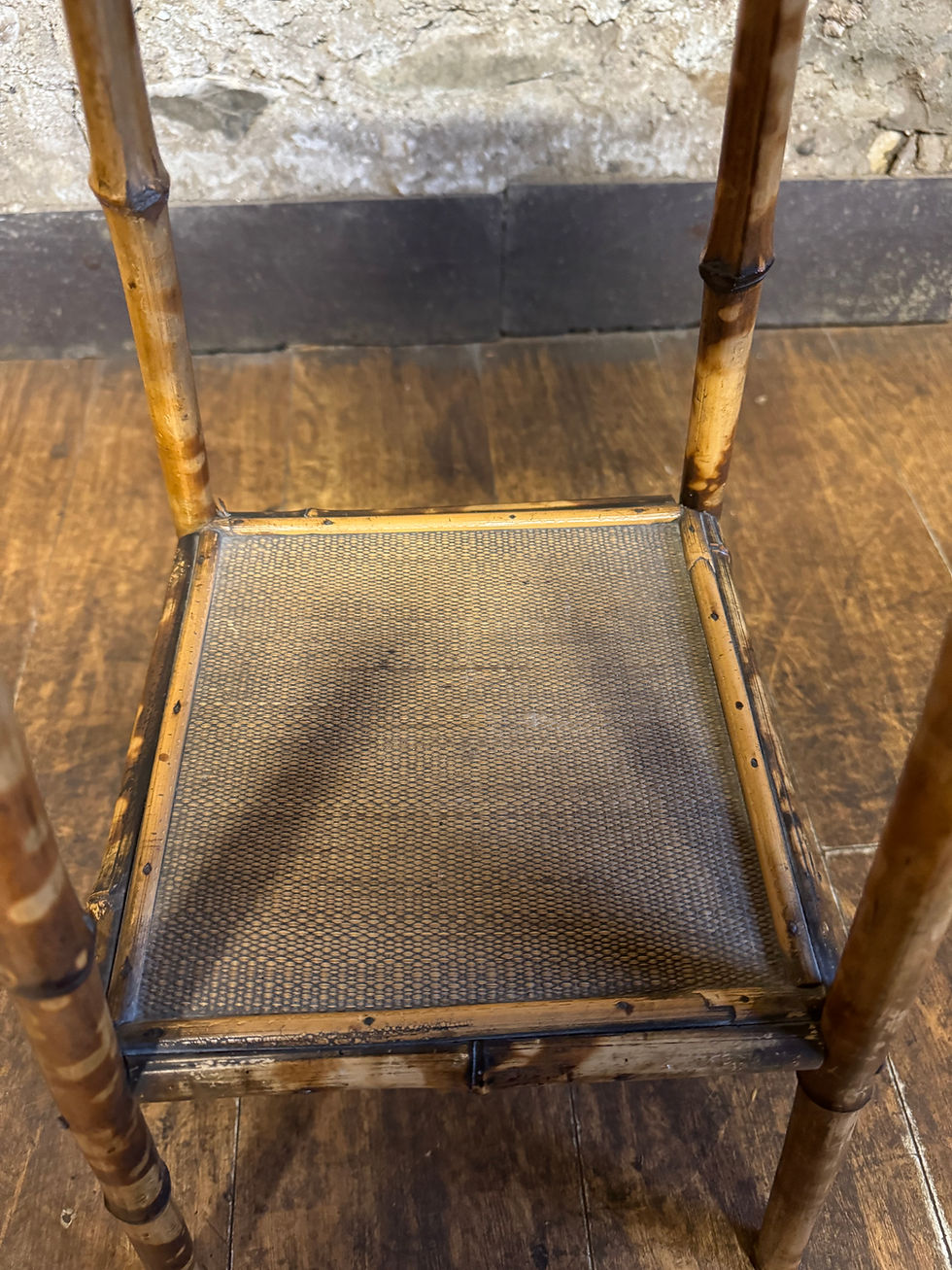 Thumbnail: Stunning victorian bamboo plant stand torchere