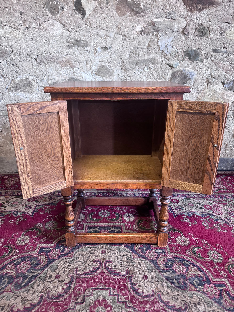 Thumbnail: Old charm bedside cabinet bedside table side table.      0413