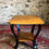 Thumbnail: Art deco oak side table