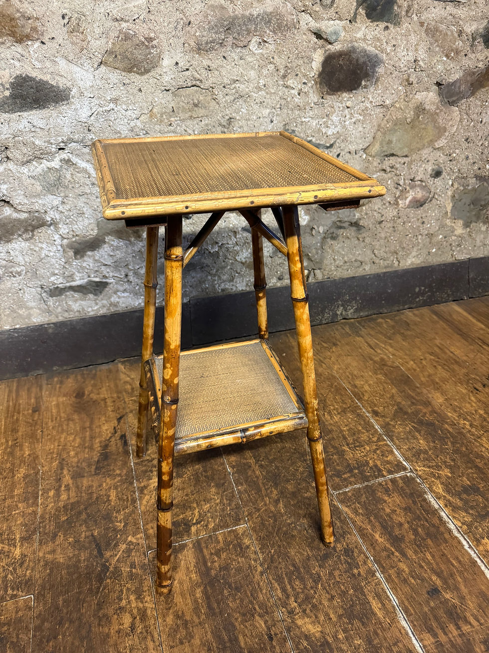Thumbnail: Stunning victorian bamboo plant stand torchere