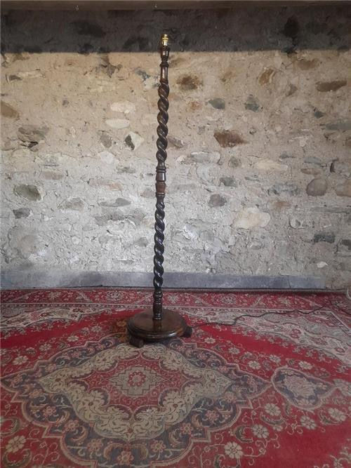 Thumbnail: Stunning vintage barely twist standard lamp.    0436