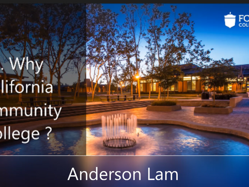 Why California Community College?