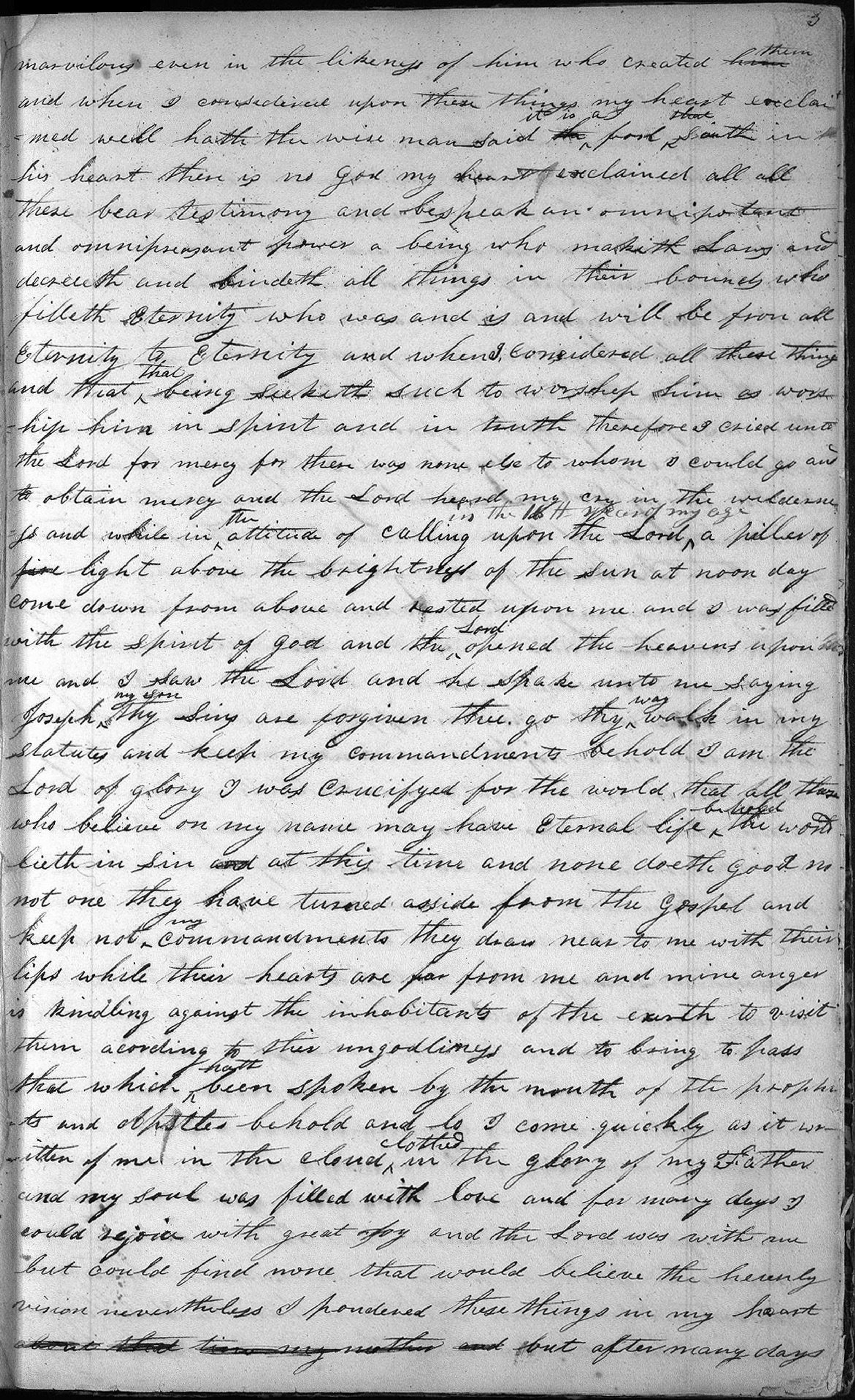 Overview of First Vision Accounts LDS Discussions
