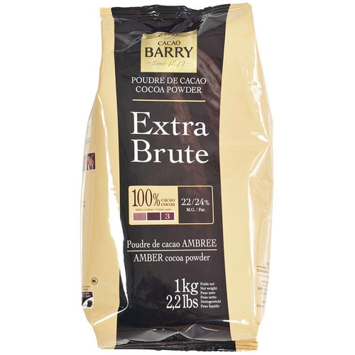 Extra Brute Cocoa Powder (2.2 lbs) Cacao Barry Pastry Chef Resource