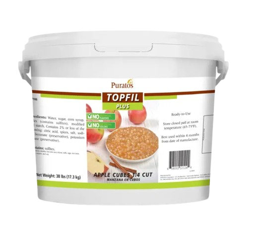 Topfil Plus Apple Cubes Filling
