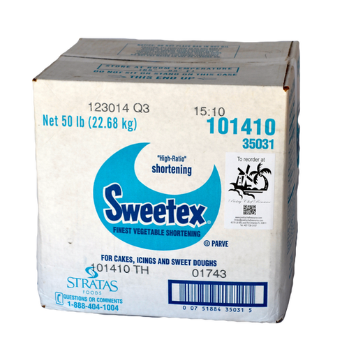 Sweetex Cake Shortening Pastry Chef Resource