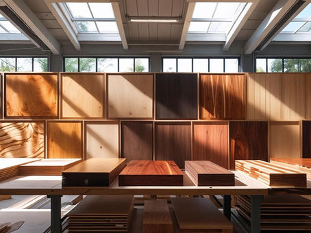 Wood grain samples