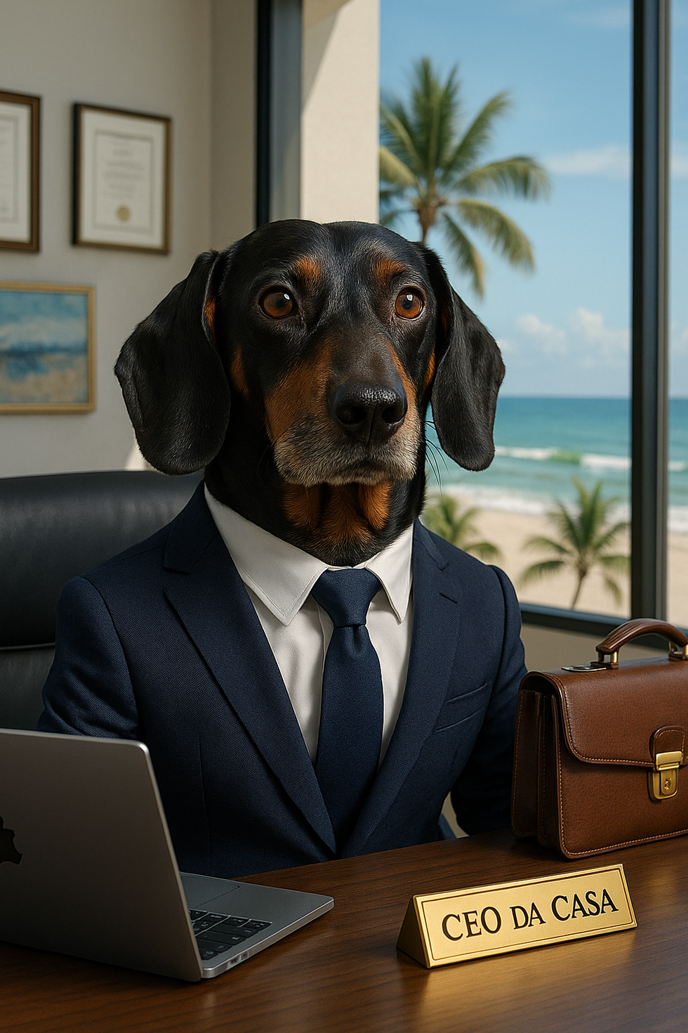 20250803_1924_Dog CEO Portrait_remix_01k1s0dsqqfrhse00q51hc54t4