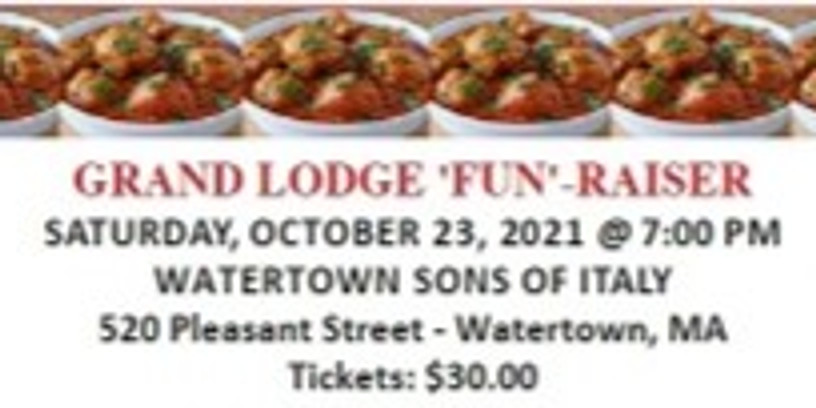 Grand Lodge 'Fun'-Raiser and Meatball Champion Cook-Off