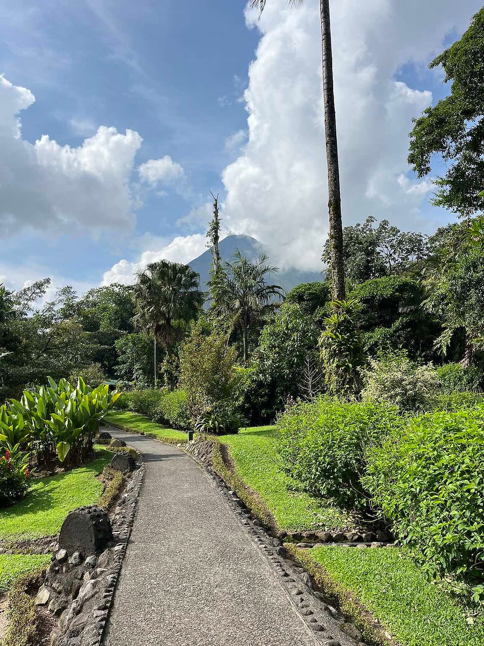 Sentiers du pavillon et du spa de l'observatoire Arenal