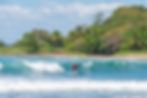 Surfing in Santa Teresa