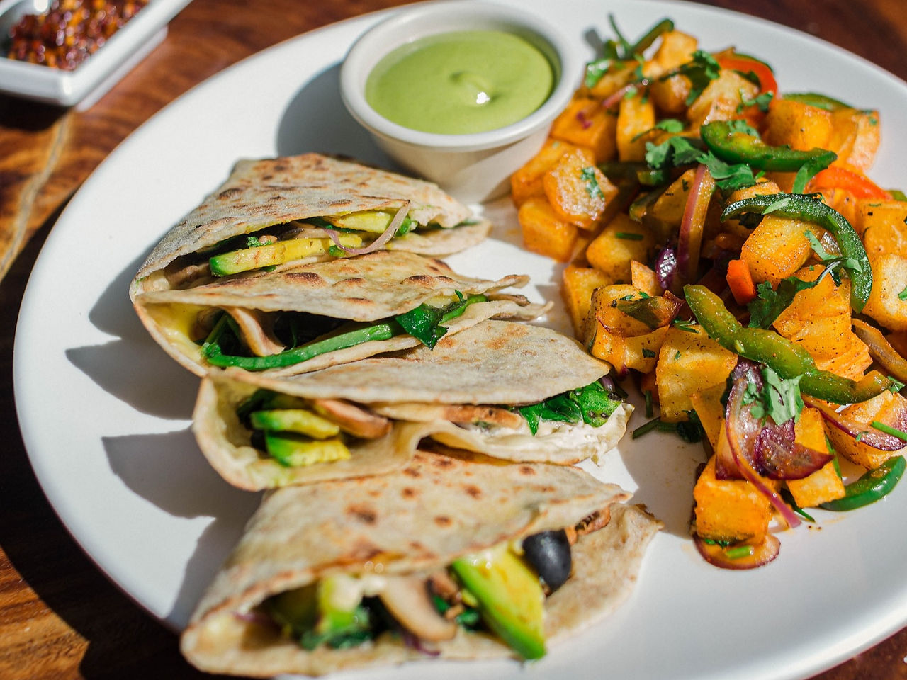 Bar à tacos à la papaye verte 