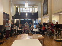 Daphna Mor led New York Recorder Guild March 2024 with a program she titled "Sing We and Chant It - A Spring Celebration!"