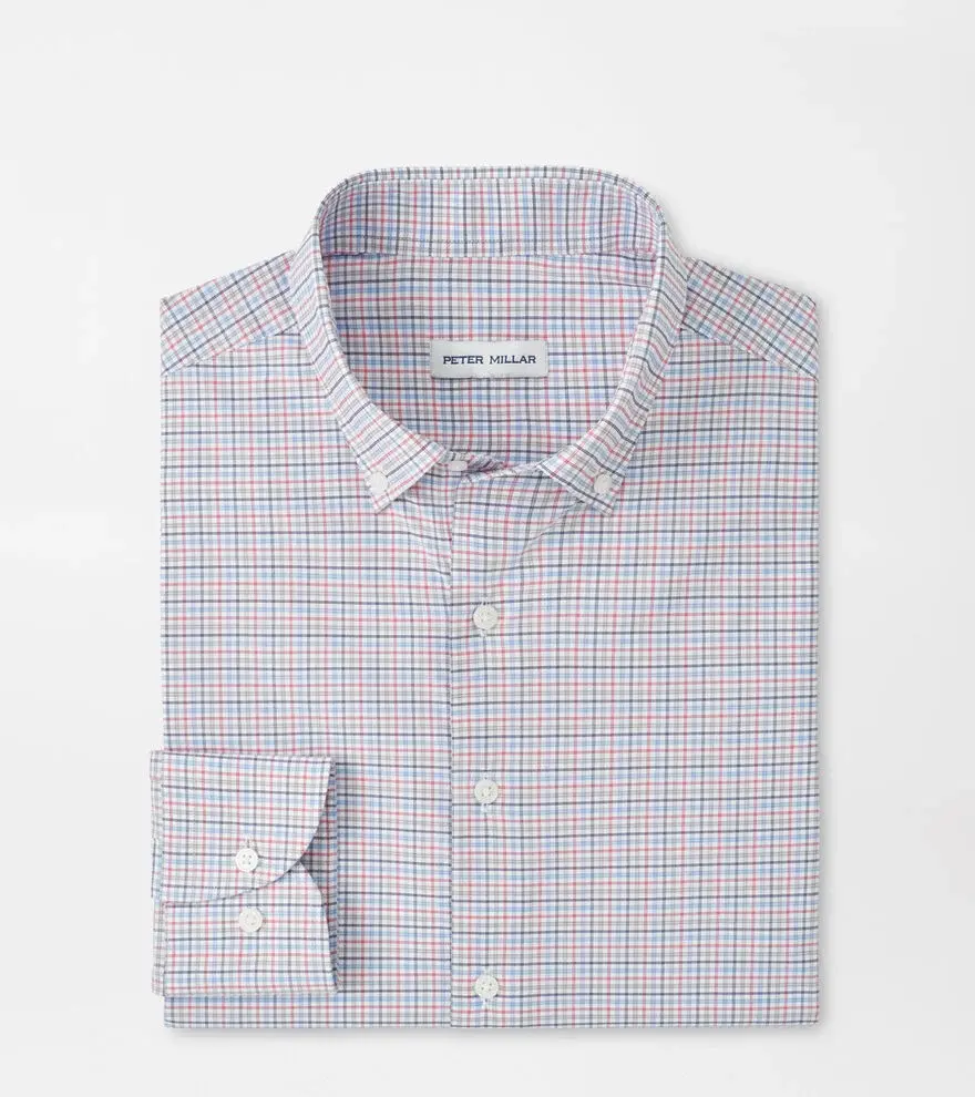 Peter Millar Casey Performance Twill Sport Shirt
