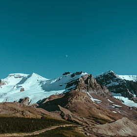 Berglandschaft mit Himmel