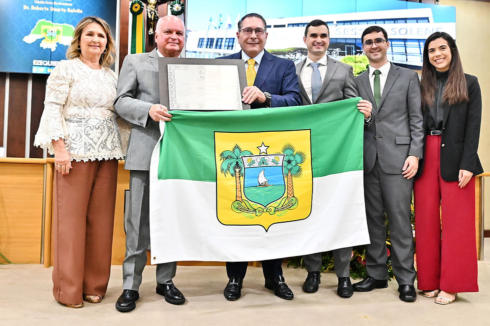 ALRN concede Título de Cidadão Norte-Rio-Grandense a Roberto Duarte Galvão