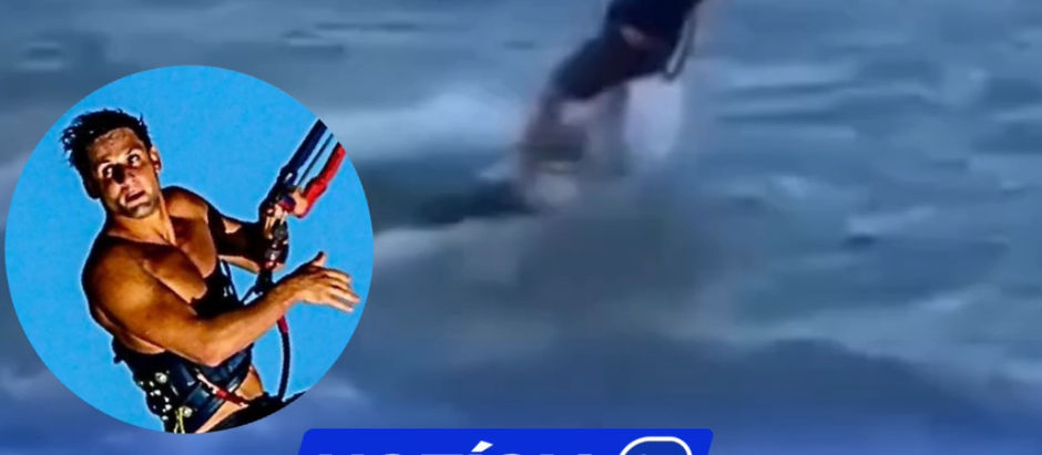 Imagens mostram o ex-deputado Rafael Motta praticando kitesurf antes do acident3