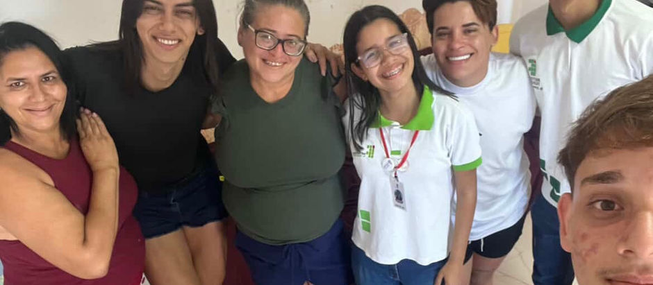 Estudantes do IFRN de João Câmara realizam ação solidária com entrega de cestas básicas na comunidade IPE