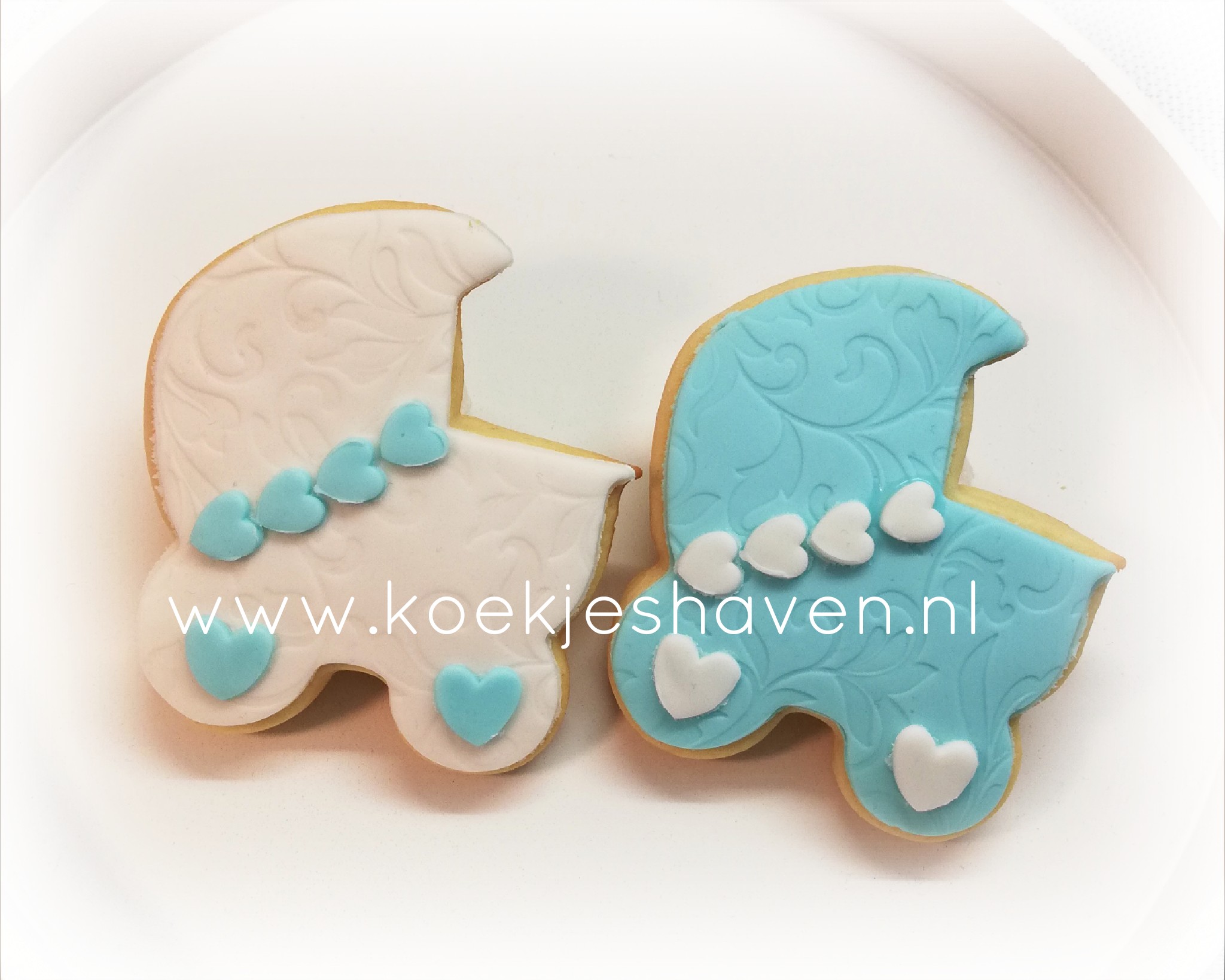 Geboortekoekjes kinderwagen