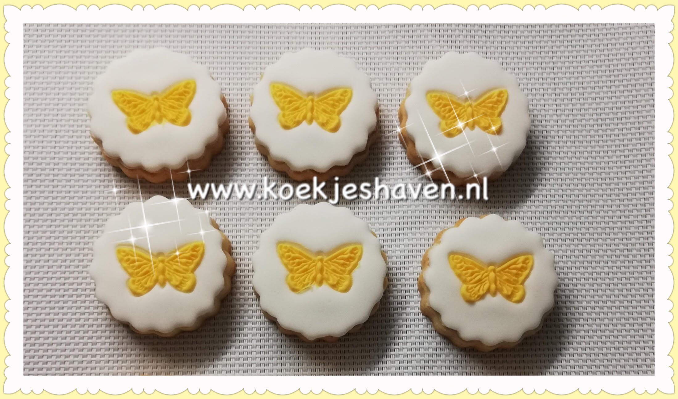 Minikoekjes - vlinder