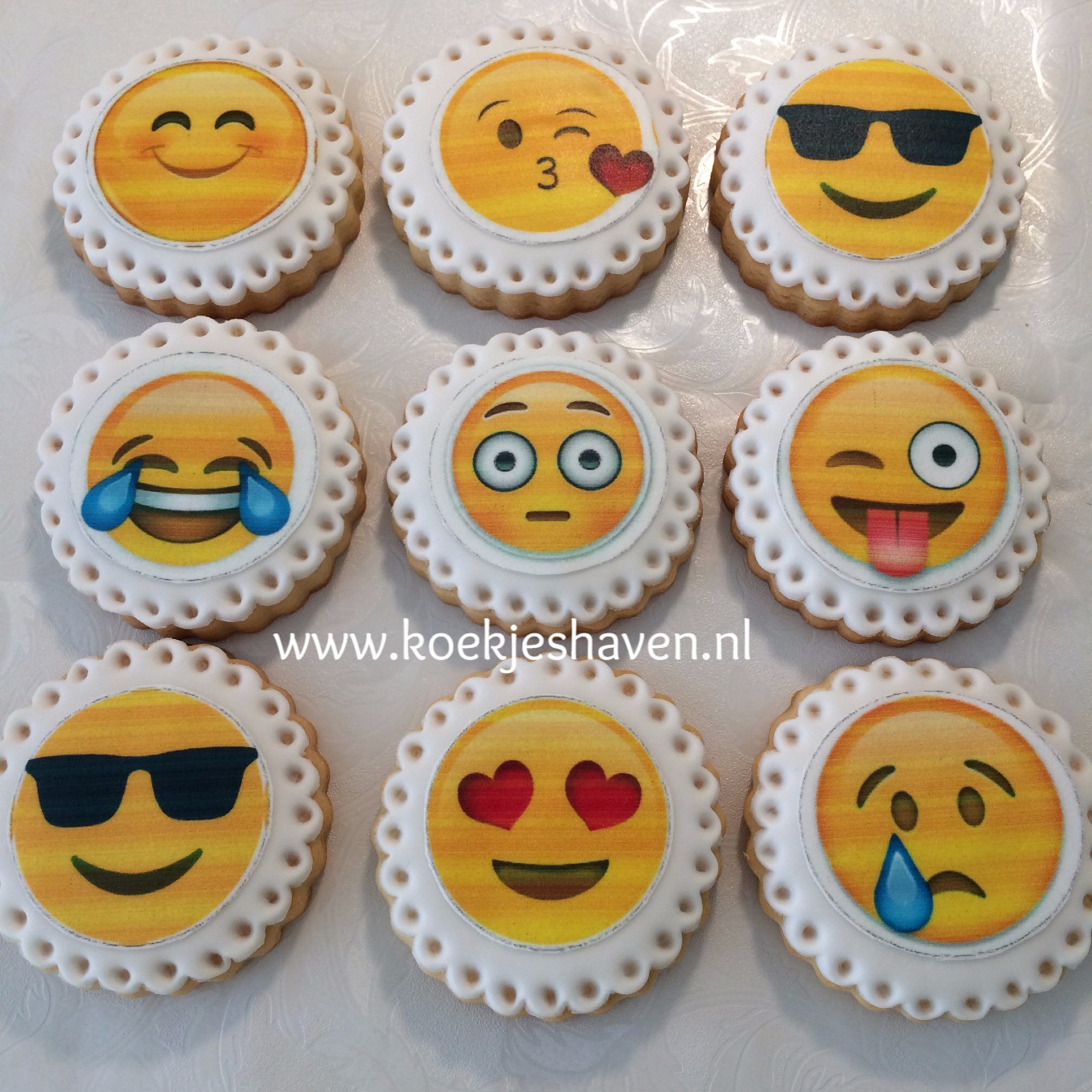 Emoji koekjes