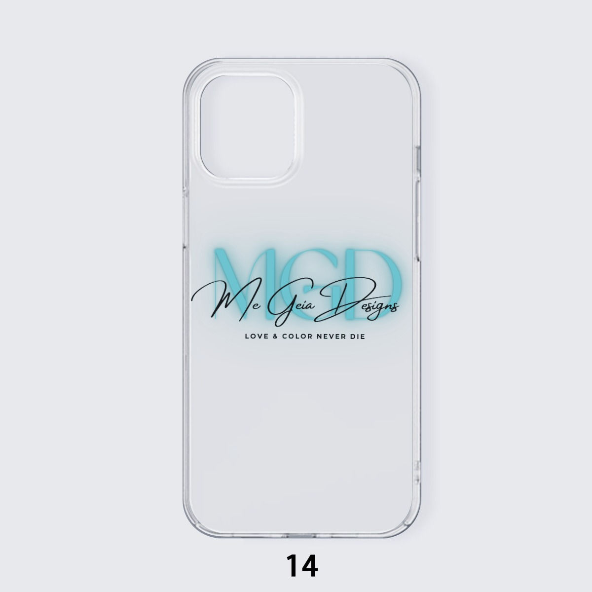 Me Geia (1st Anniversary) Clear iPhone 14 15 Series Mobile Phone Case | TPU