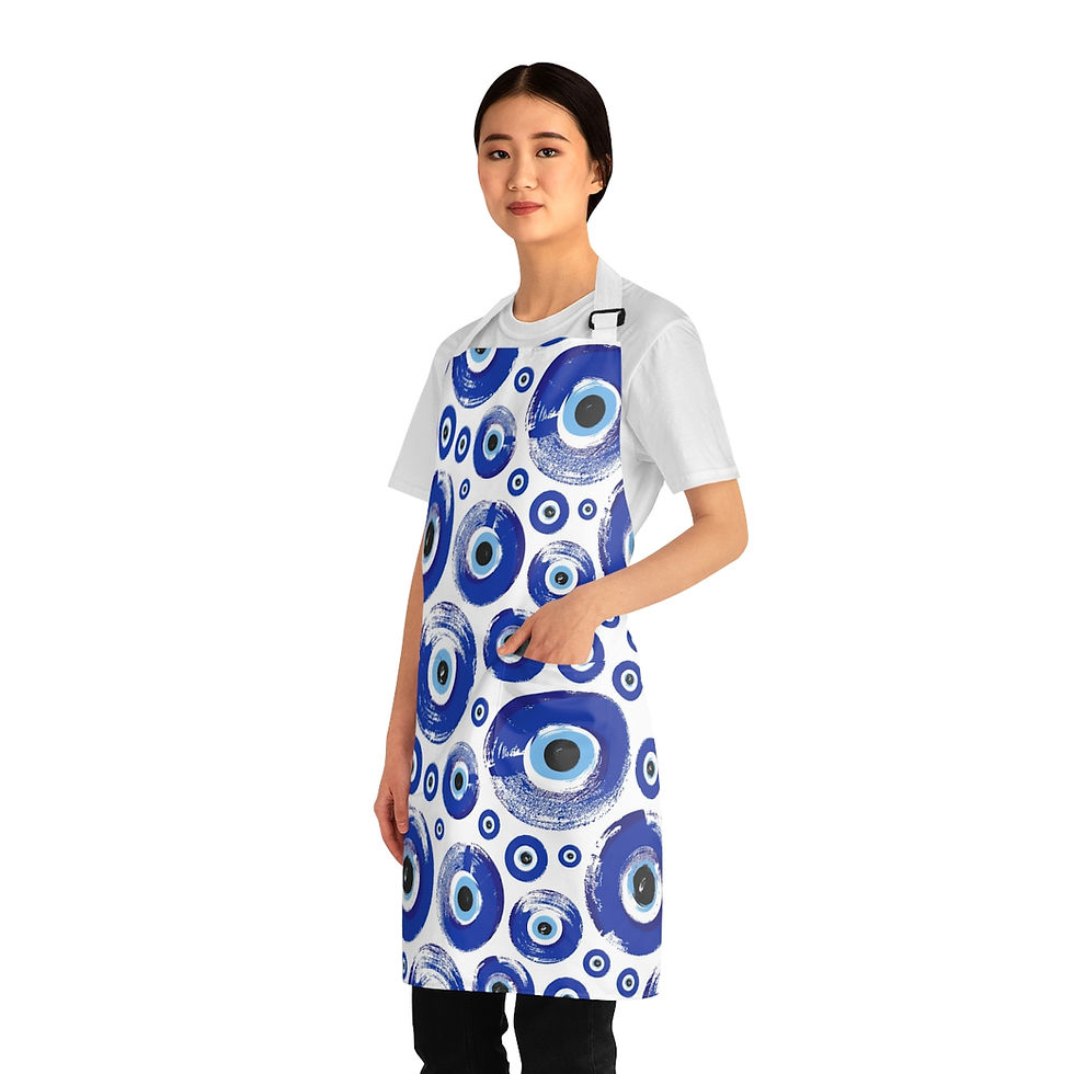 Brushed Evil Eye Apron