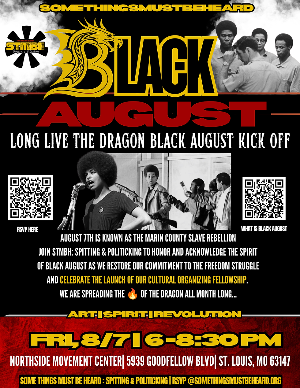 STMBH: Spitting & Politicking Long Live The Dragon - Black August Kickoff