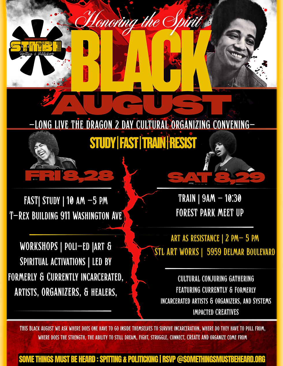 Black August Long Live The Dragon : 2 Day Convening