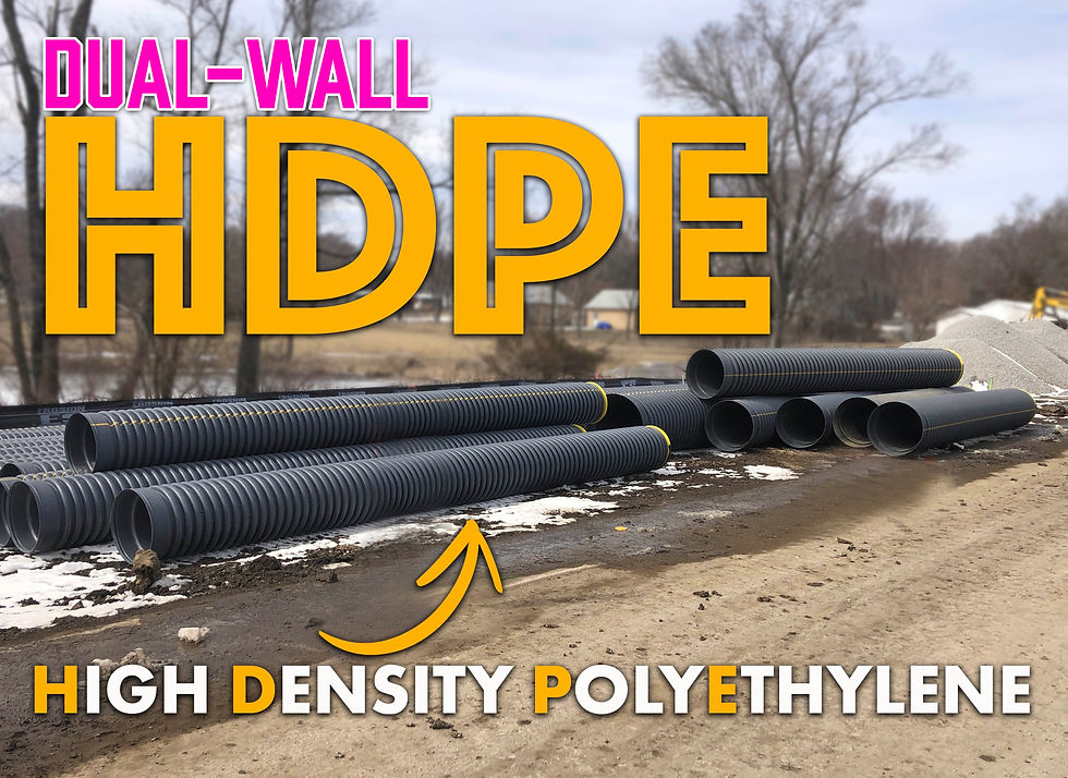 HDPE dual-wall high density polyethylene