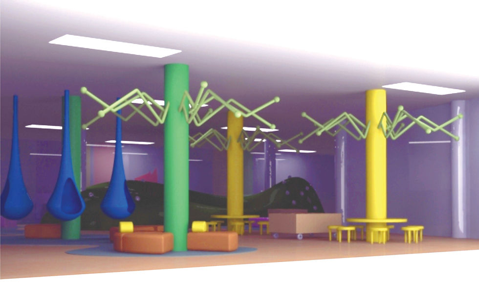 Jardín sala de juegos