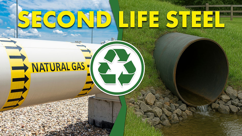Discover how DK Tanks & Pipe is giving heavy wall pipe a greener purpose by repurposing decommissioned steel pipe for culverts, construction, and creative projects—offering sustainable solutions that last.