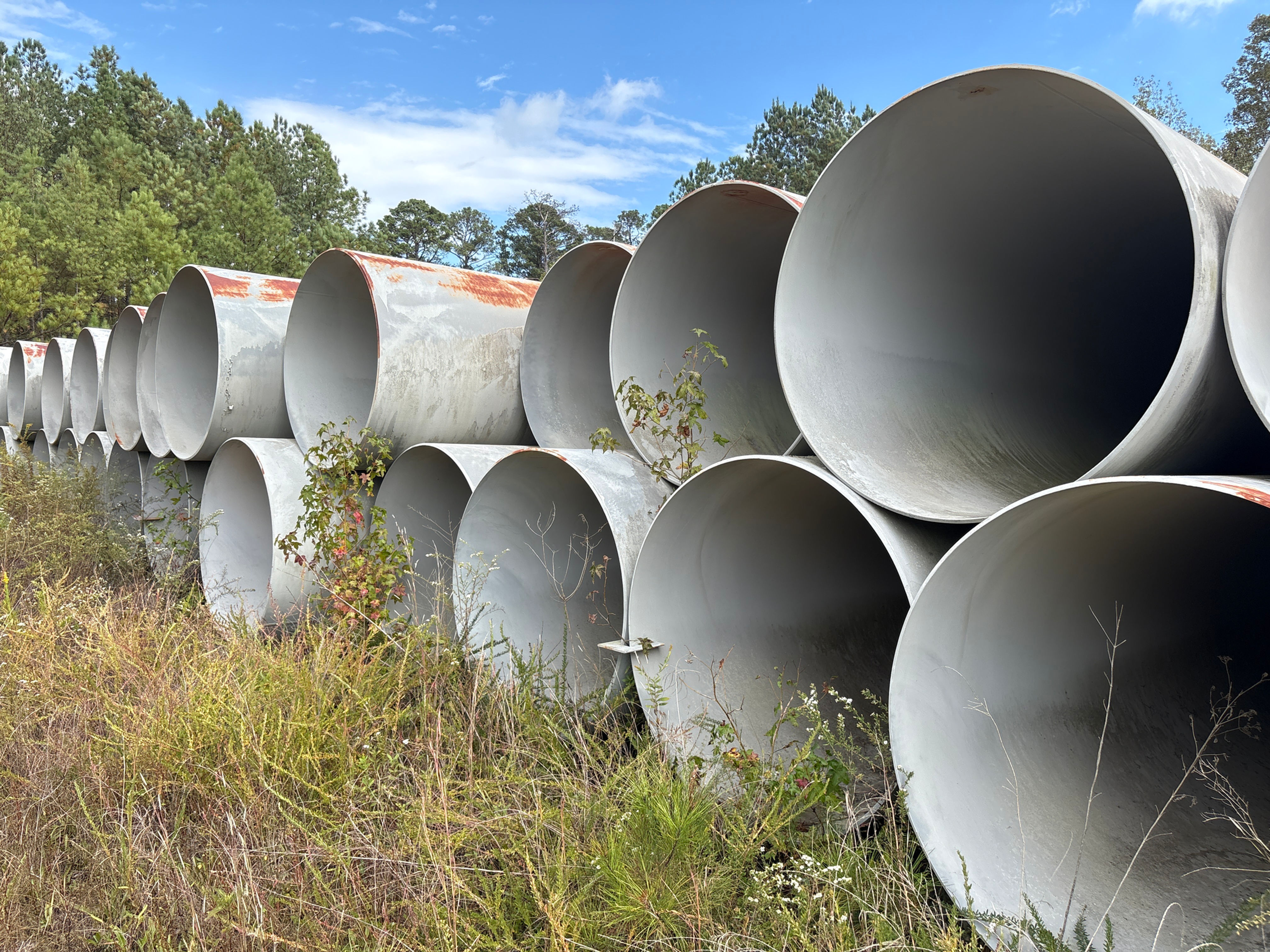 56" OD x .500wt x 39' avg - Steel Pipe - Zinc Coated, BxB, NO MTR's