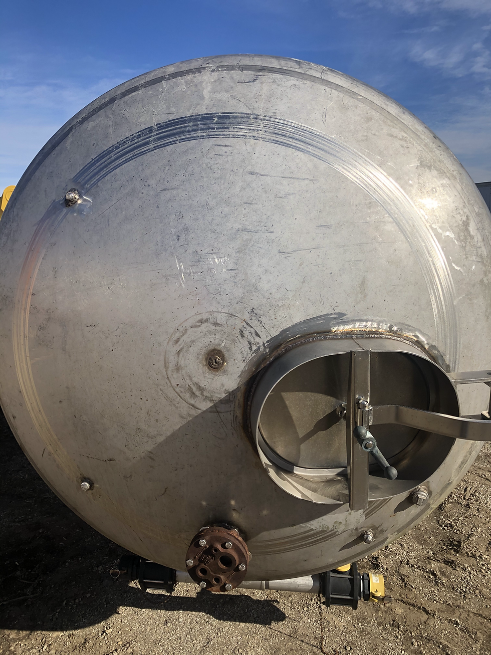 Thumbnail: 4,000 Gallon Stainless Steel Tank SKU436