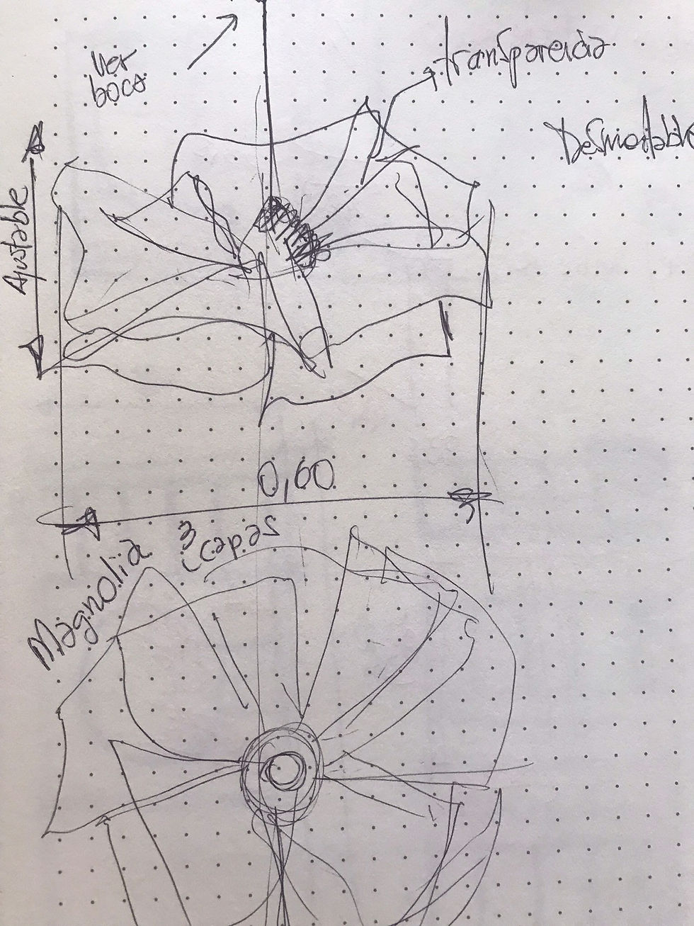 Sketch Lampara Magnolia