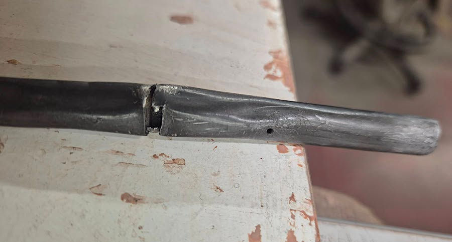 Restoration expert George works his magic on a Willis organ pipe